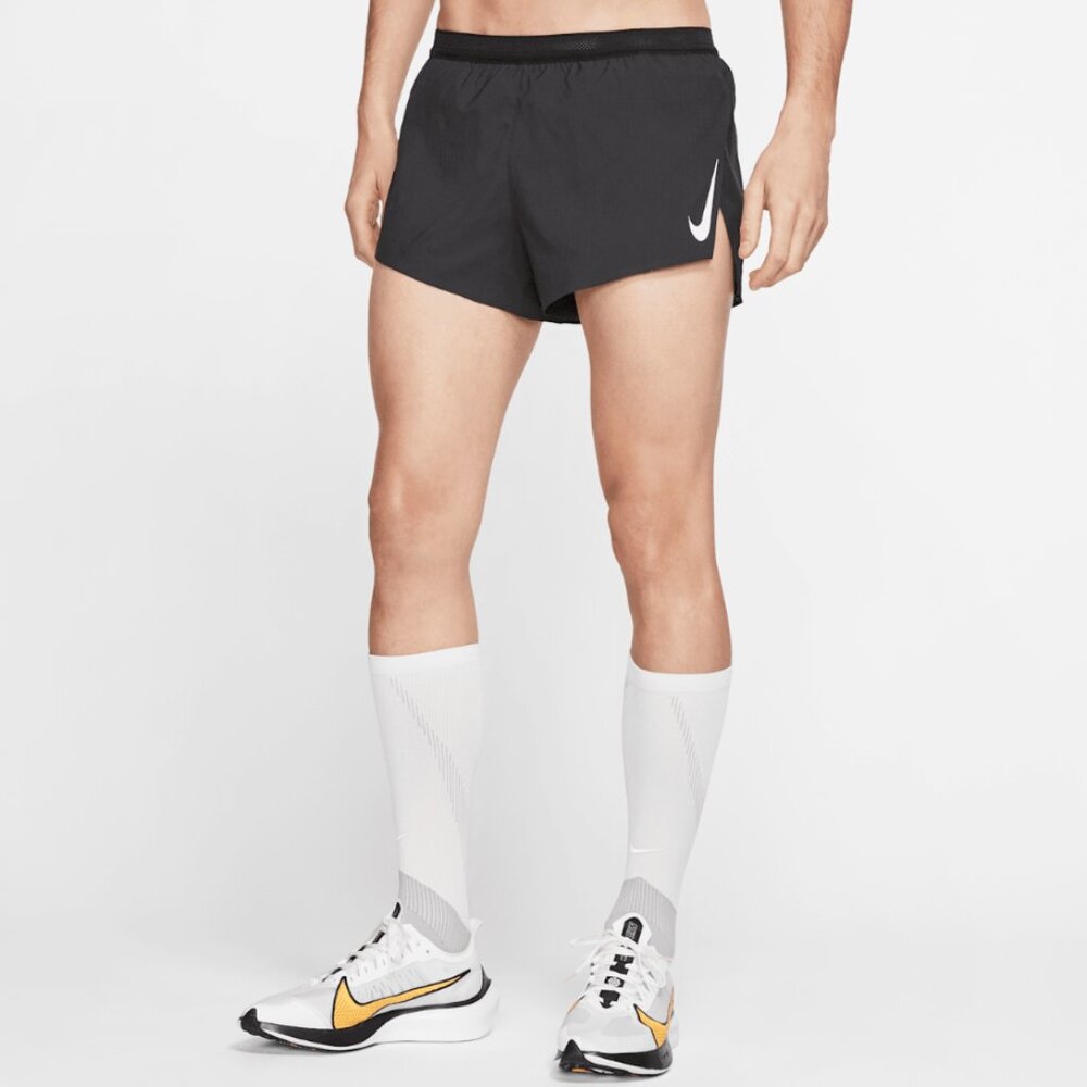 Nike AeroSwift Dri-FIT ADV 2” Running Racing Brief-Lined Shorts Black Size XL
